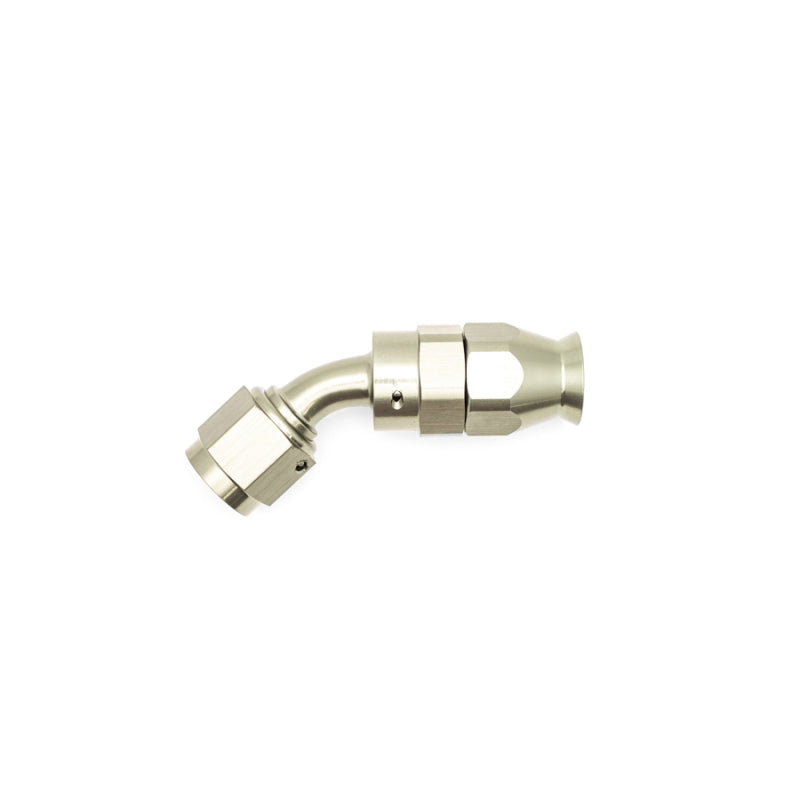 DeatschWerks 6AN Female Swivel 45-Degree Hose End PTFE (Incl. 1 Olive Insert)-tuningsupply.com