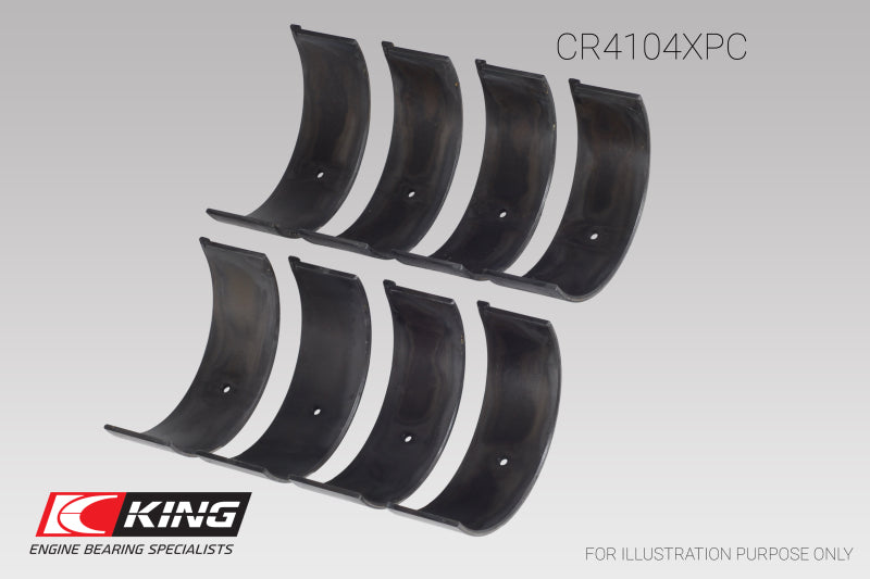 

King Engine Bearings GCR4104XPC - KINGCR4104XPC - King Engine Bearings Audi/VW 83-03 1.6L/1.8L/2.0L Performance Coated Rod Bearing Set - Shipped in Europe - Tuningsupply.com

