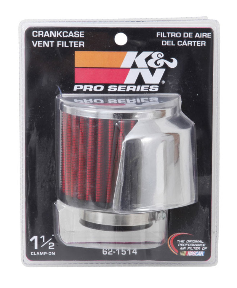 

K&N Engineering 62-1514 - KNN62-1514 - K&N 1.5in Flange ID x 3in OD x 2.5in Height Clamp On Crankcase Vent Filter - Shipped in Europe - Tuningsupply.com
