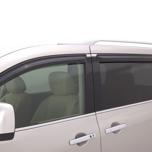 AVS 11-18 Nissan Quest Ventvisor Outside Mount Window Deflectors 4pc - Smoke-tuningsupply.com