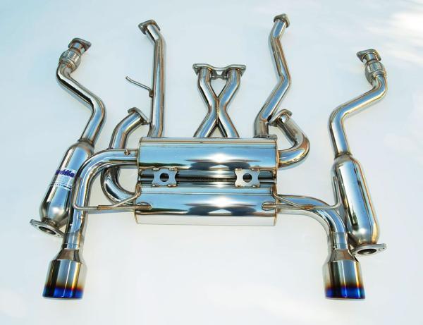 

Invidia  - INVHS03IFXGID - Invidia 03-05 Infiniti FX35/45 Gemini Rolled Titanium Tip Cat-back Exhaust - Shipped in Europe - Tuningsupply.com
