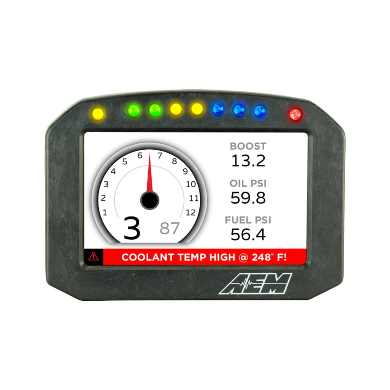 

AEM 30-5602F - AEM30-5602F - AEM CD-5G Carbon Flush Digital Dash Display w/ Internal 20Hz GPS & Antenna - Shipped in Europe - Tuningsupply.com
