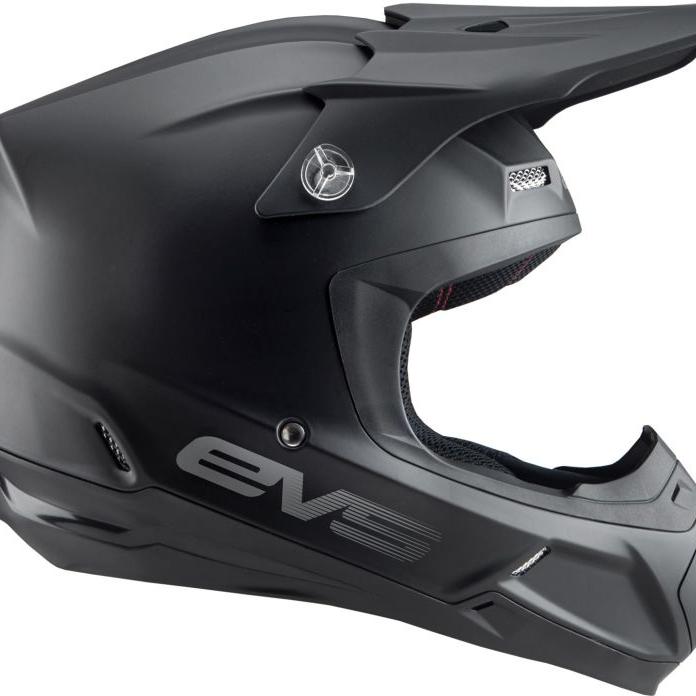 EVS T5 Solid Helmet Matte Black - Medium-tuningsupply.com