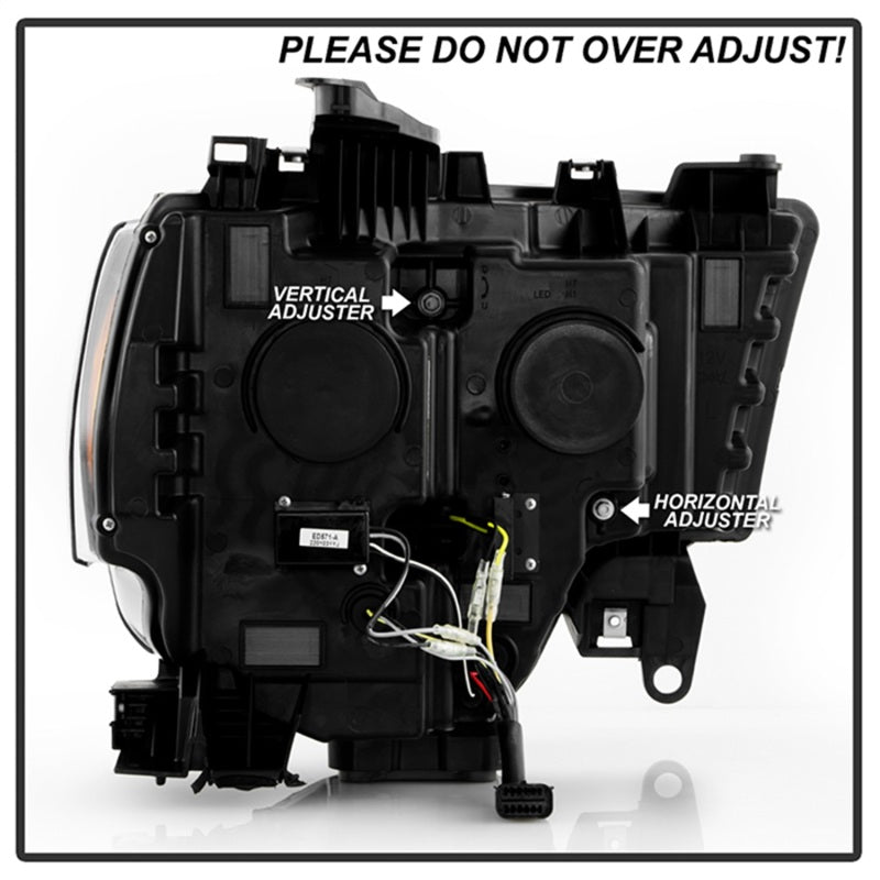 

SPYDER  - SPY5088604 - Spyder 19-22 Dodge Ram 2500/3500 (Halogen Model Only) Proj. Headlights (PRO-YD-DR19HDHALAP-SEQ-BK) - Shipped in Europe - Tuningsupply.com
