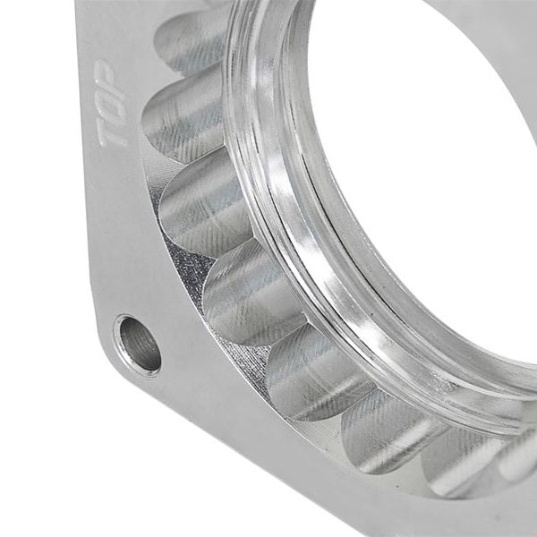 aFe Silver Bullet Throttle Body Spacer 03-06 Nissan 350Z V6 3.5L (VQ35DE)-tuningsupply.com