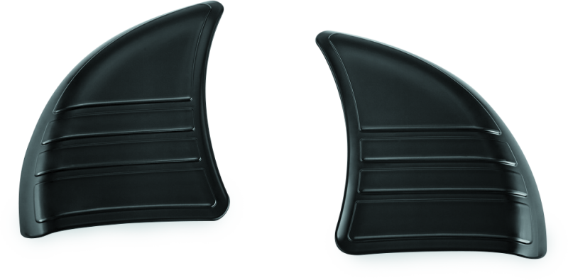 Kuryakyn Tri-Line Inner Fairing Cover Plates Gloss Black-tuningsupply.com