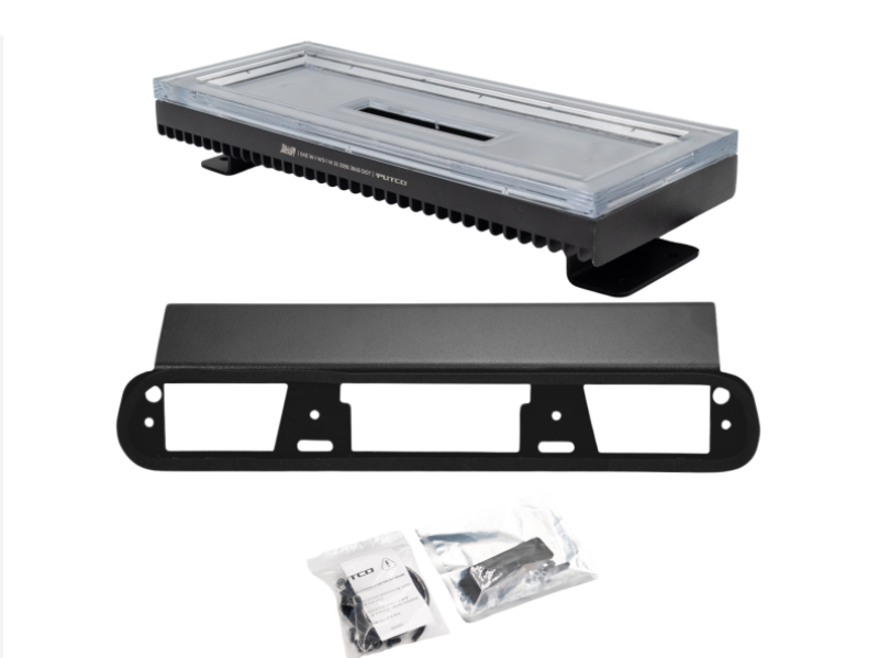 Putco Universal Yellow Jacket 12in x 4.5in Strobe Light Bar - Yellow/White-tuningsupply.com