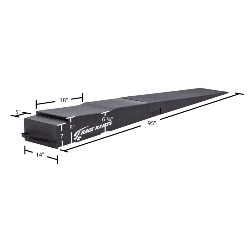 Race Ramps 9in. Trailer Ramps w/ Flap Cutout-tuningsupply.com