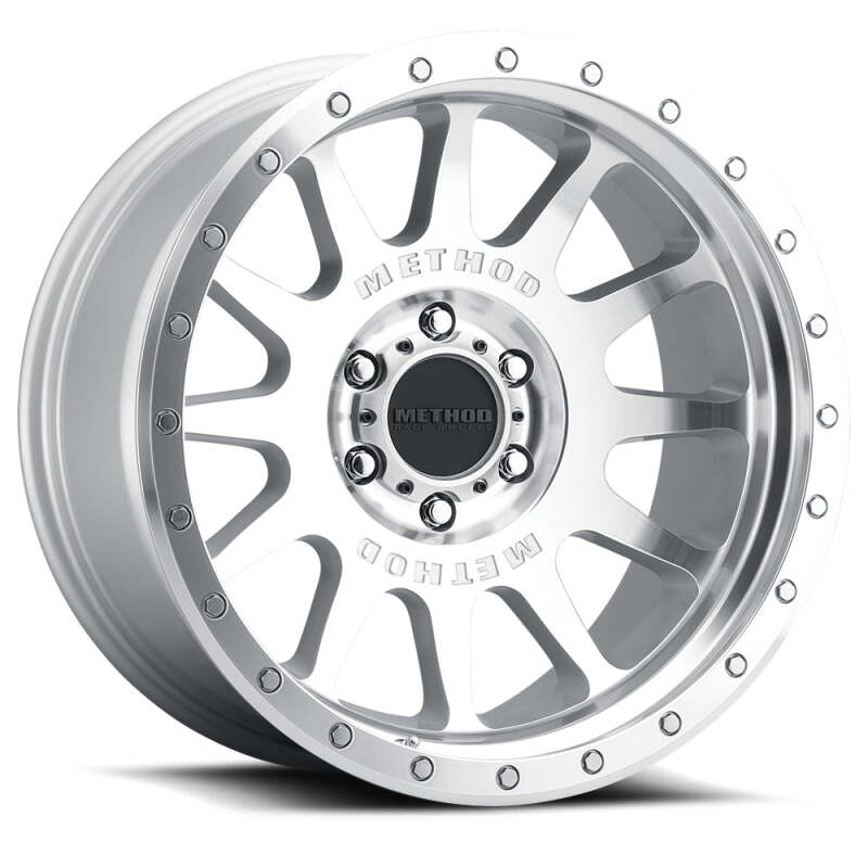 Method MR605 NV 20x10 -24mm Offset 8x6.5 121.3mm CB Machined/Clear Coat Wheel-tuningsupply.com