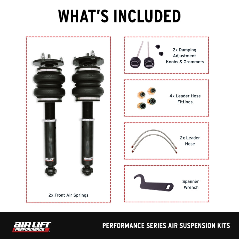 

Air Lift 76016 - ALF76016 - Air Lift Performance 89-00 Lexus LS400 Front Air Suspension Kit - Shipped in Europe - Tuningsupply.com
