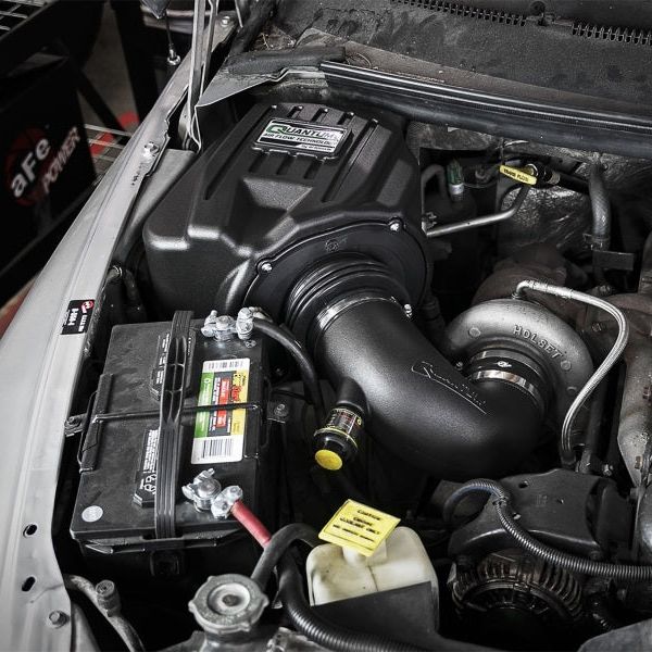 aFe Quantum Pro DRY S Cold Air Intake System 94-02 Dodge Cummins L6-5.9L - Dry-tuningsupply.com