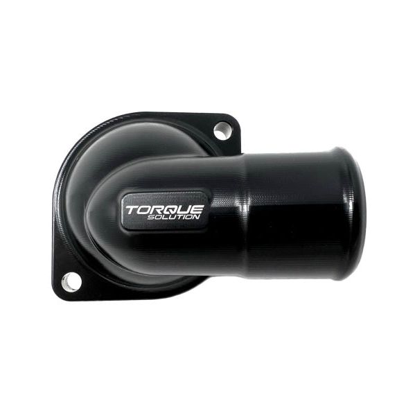 Torque Solution 02-14 Subaru WRX / 04-21 Subaru STI Billet Thermostat Housing - Black Anodized - SMINKpower Performance Parts TQSTS-SU-755 Torque Solution