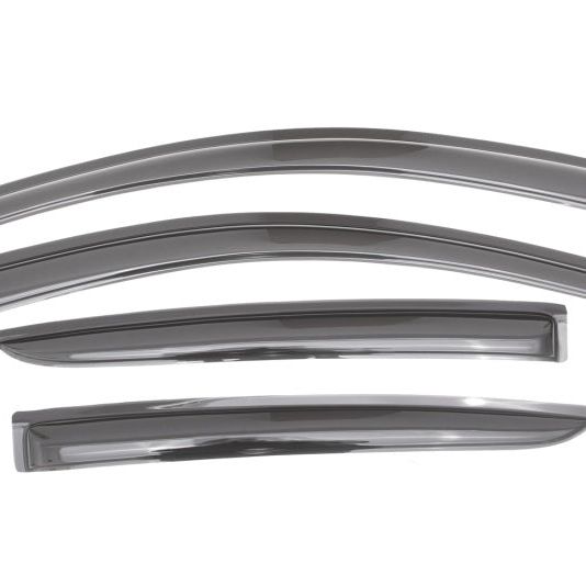 AVS 12-18 Nissan Versa (Excl. Hatch) Ventvisor Outside Mount Window Deflectors 4pc - Smoke-tuningsupply.com