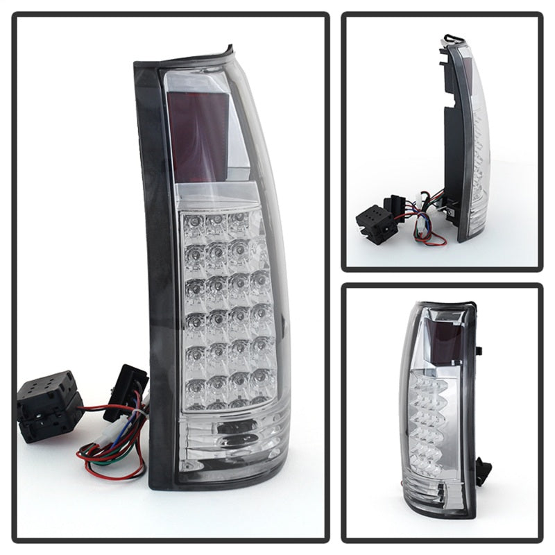 

SPYDER 9022432 - SPY9022432 - xTune Yukon Denali 99-00 LED Tail Lights Chrome ALT-JH-CCK88-LED-C - Shipped in Europe - Tuningsupply.com
