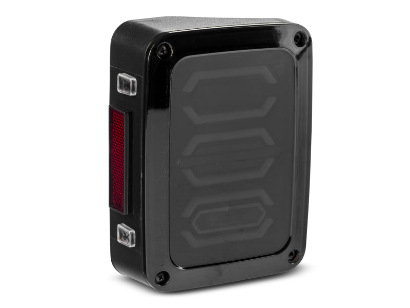

Raxiom J106751 - RAXJ106751 - Raxiom 07-18 Jeep Wrangler JK LED Tail Lights- Black Housing (Smoked Lens) - Shipped in Europe - Tuningsupply.com
