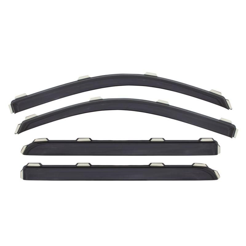 AVS 08-12 Ford Escape Ventvisor In-Channel Front & Rear Window Deflectors 4pc - Smoke-tuningsupply.com