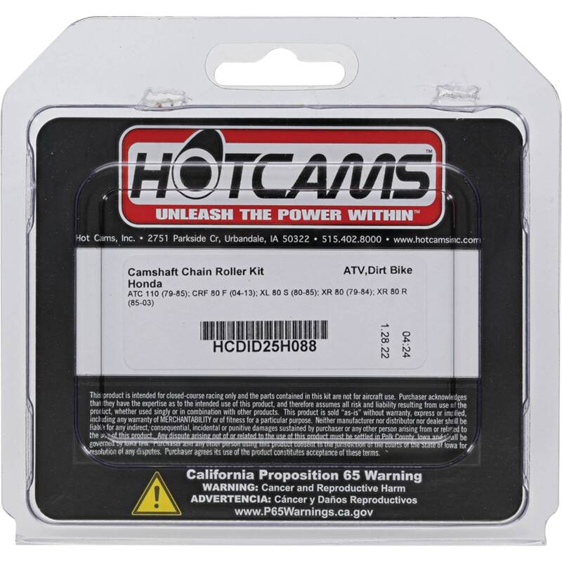 

Hot Cams HCDID25H088 - HOCHCDID25H088 - Hot Cams 1979-1985 Honda ATC 110 110cc Roller chain - Shipped in Europe - Tuningsupply.com
