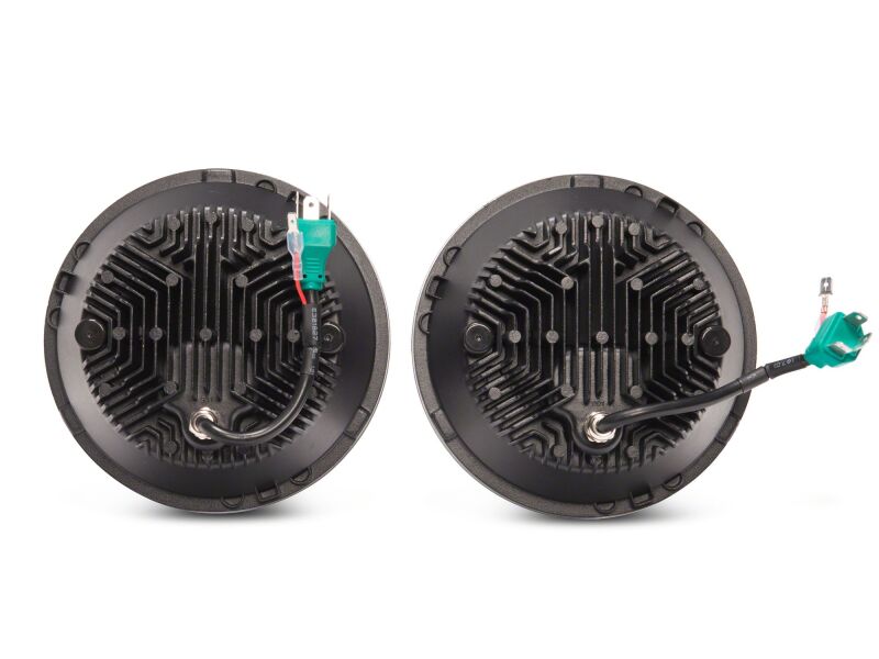 

Raxiom J178741 - RAXJ178741 - Raxiom 07-18 Jeep Wrangler Axial Series 7-Inch LED Headlights w DRL/ Black Housing - Clear Lens - Shipped in Europe - Tuningsupply.com

