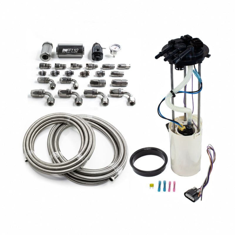 DeatschWerks 1999-2004 GM Truck DW400 Pump Module w/CPE fuel lines-tuningsupply.com