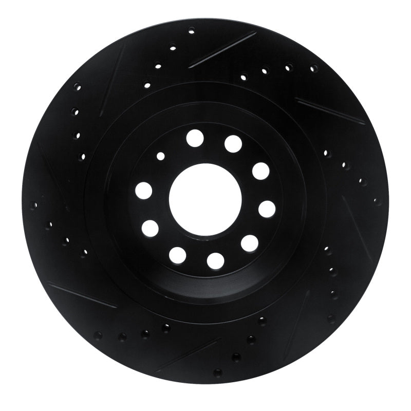 

R1 Concepts 633-74030R - RNC633-74030R - R1 15-25 Volkswagen GTI Rear Right Drilled & Slotted Black Brake Rotor - Shipped in Europe - Tuningsupply.com
