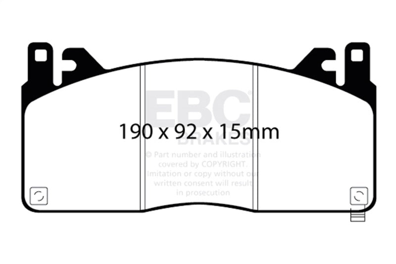 
  

EBC DP53055NDX - EBCDP53055NDX - EBC 2015+ Ford Mustang GT350 Bluestuff Front Brake Pads - Shipped in Europe - Tuningsupply.com

