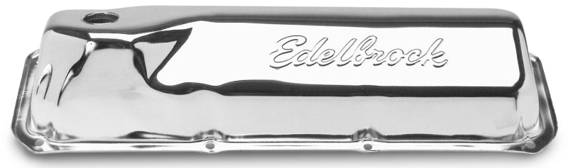 

Edelbrock 4461 - EDE4461 - Edelbrock Valve Cover Signature Series Ford 351M-400-351C CI V8 Chrome - Shipped in Europe - Tuningsupply.com
