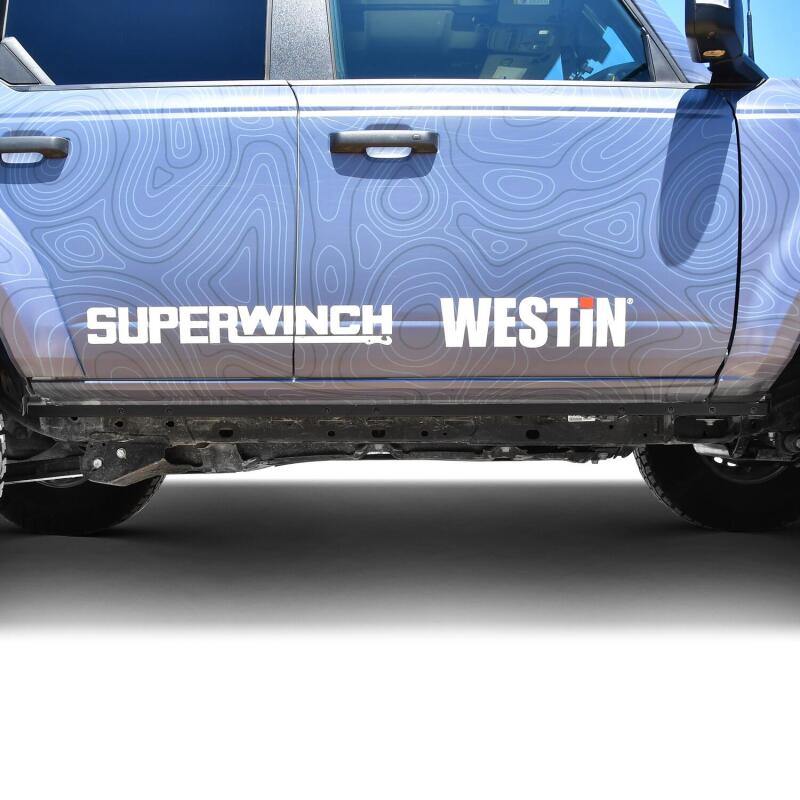 

Westin 42-141955 - WES42-141955 - Westin 21-23 Ford Bronco 4dr (Excl. Sport) XTS Pinch Weld Covers - Tex. Blk - Shipped in Europe - Tuningsupply.com
