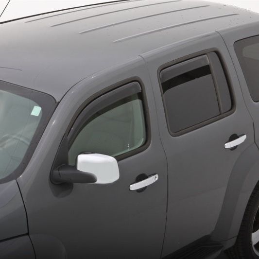 AVS 06-11 Chevy HHR Ventvisor In-Channel Front & Rear Window Deflectors 4pc - Smoke-tuningsupply.com