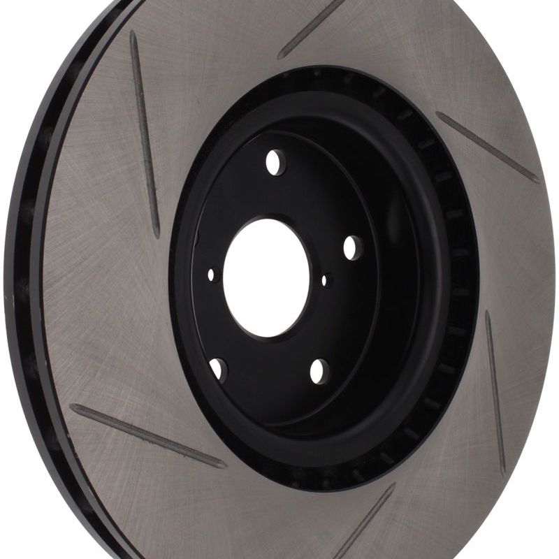 StopTech Power Slot 05-08 STi Front Left Slotted Rotor-Brake Rotors - Slotted-Stoptech-STO126.47022SL-SMINKpower Performance Parts