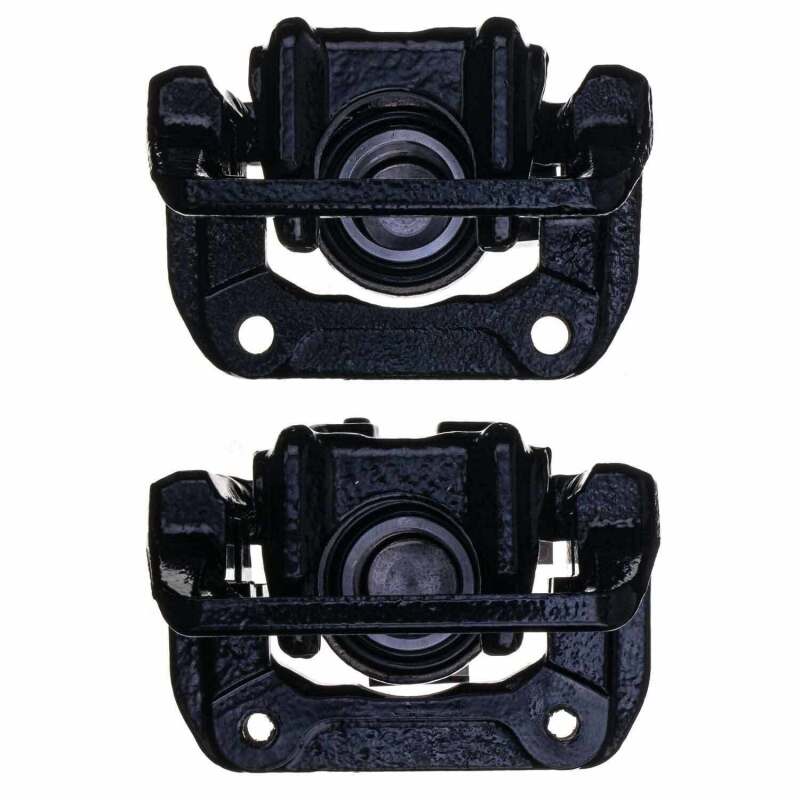 Power Stop 01-03 Acura CL Rear Black Caliper - Pair w/Bracket-tuningsupply.com