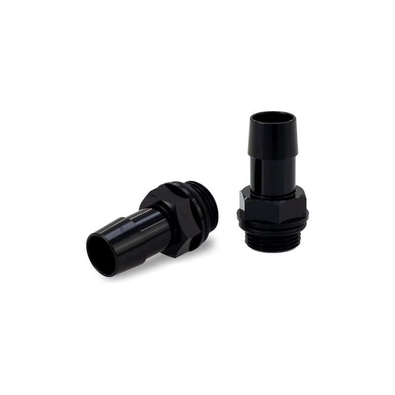 Mishimoto 2pcs. M20x1.5 5/8in Aluminum Catch Can Fittings - Black-tuningsupply.com