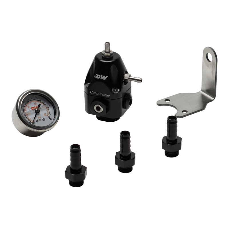 

DeatschWerks 6-0550-FRB-38 - DWK6-0550-FRB-38 - DeatschWerks DWR550C Adjustable Carburetor Regulator w/ 3/8in Barb Fittings and Gauge - Shipped in Europe - Tuningsupply.com
