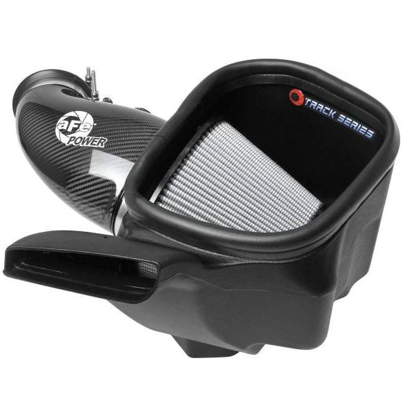 aFe 12-21 Jeep Grand Cherokee 6.4L Track Series Carbon Fiber Cold Air Intake w/Pro Dry S Filter-tuningsupply.com