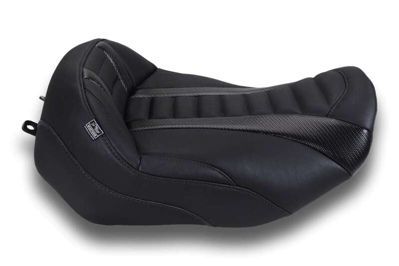 

Mustang Motorcycle 88401 - MMP88401 - Mustang 23-26 Harley CVO Road Glide, Street Glide, Deluxe T Solo Blk w/Blk Thread - Shipped in Europe - Tuningsupply.com
