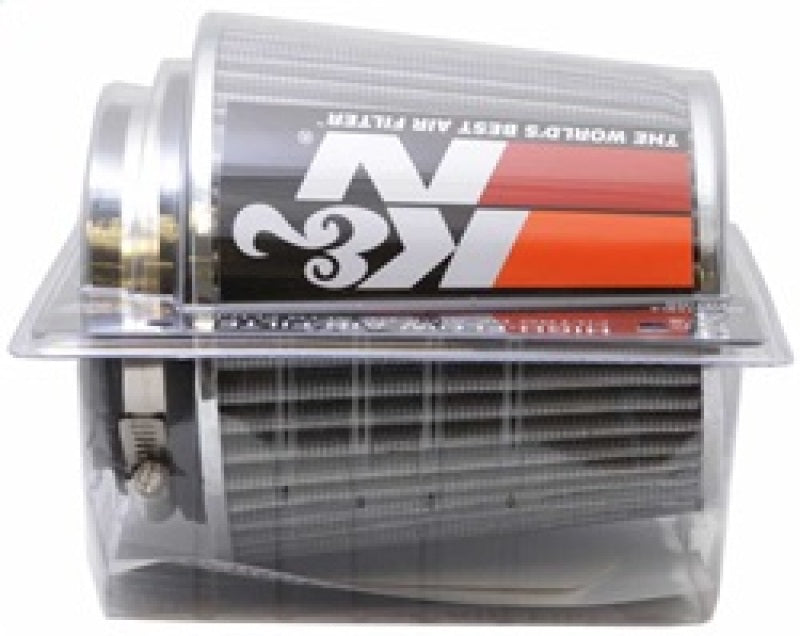 

K&N Engineering RG-1001WT - KNNRG-1001WT - K&N Universal Filter Chrome Round Tapered White - 4in Flange ID x 1.125in Flange Length x 5.5in H - Shipped in Europe - Tuningsupply.com

