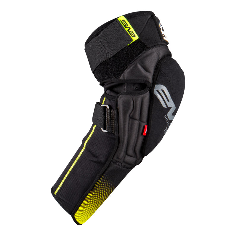 EVS TP199 Knee/Shin Guard Pair Black/Hi Viz - 2XL-tuningsupply.com