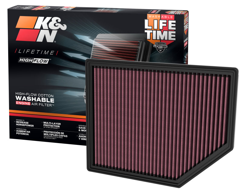 

K&N Engineering 33-5132 - KNN33-5132 - K&N 22-23 Ford Bronco Raptor 3.0L V6 Replacement Air Filter - Shipped in Europe - Tuningsupply.com
