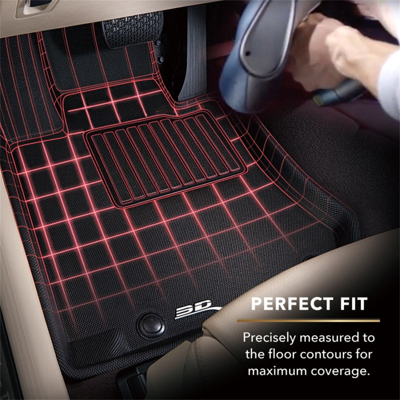 3D MAXipder 2023 Toyota GR86 / Subaru BRZ Kagu Black Floor Mat - Row 1-tuningsupply.com