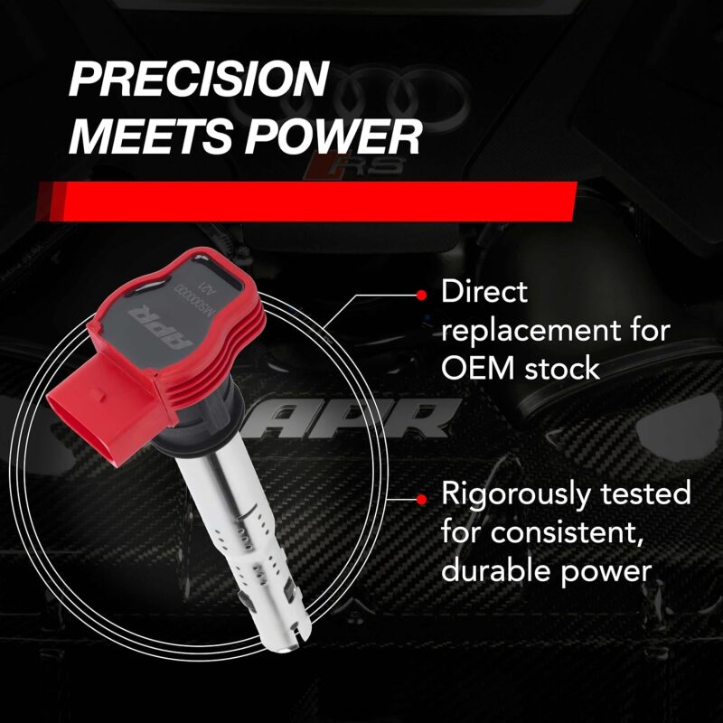 

APR MS100208 - APRMS100208 - APR EA888.1/EA888.2/EA113/EA837 (PQ35/PQ45) 2.0T/3.0T Ignition Coil - Red - Shipped in Europe - Tuningsupply.com
