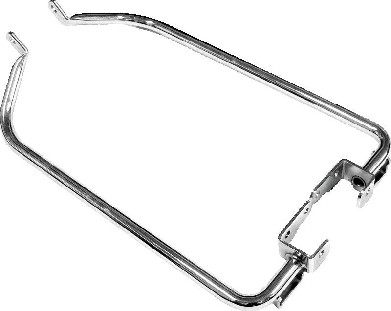 Bikers Choice 14-17 FLH FLT Chrome Saddlebag Support Bracket-tuningsupply.com