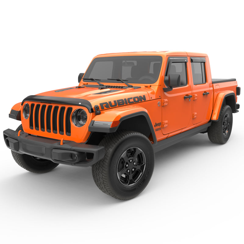 EGR Jeep 2018+ Wrangler / 2020+ Gladiator Superguard Hood Shield - Dark Smoke (305251)-tuningsupply.com