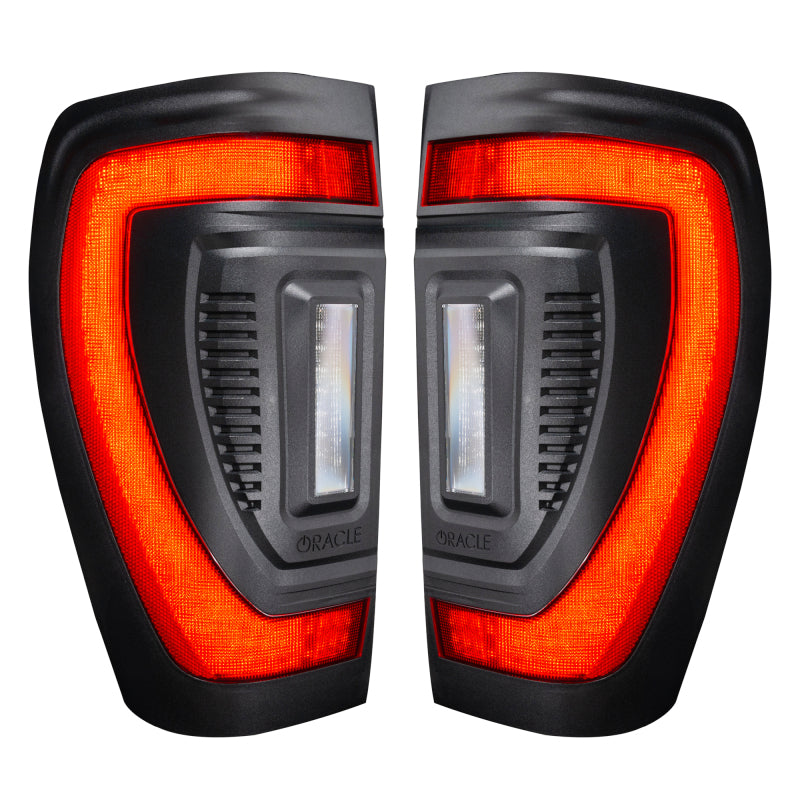

ORACLE Lighting 5927-504-T - ORL5927-504-T - Oracle 19-23 GMC Sierra Black Series Flush Style LED Tail Lights - Factory Halogen - Shipped in Europe - Tuningsupply.com
