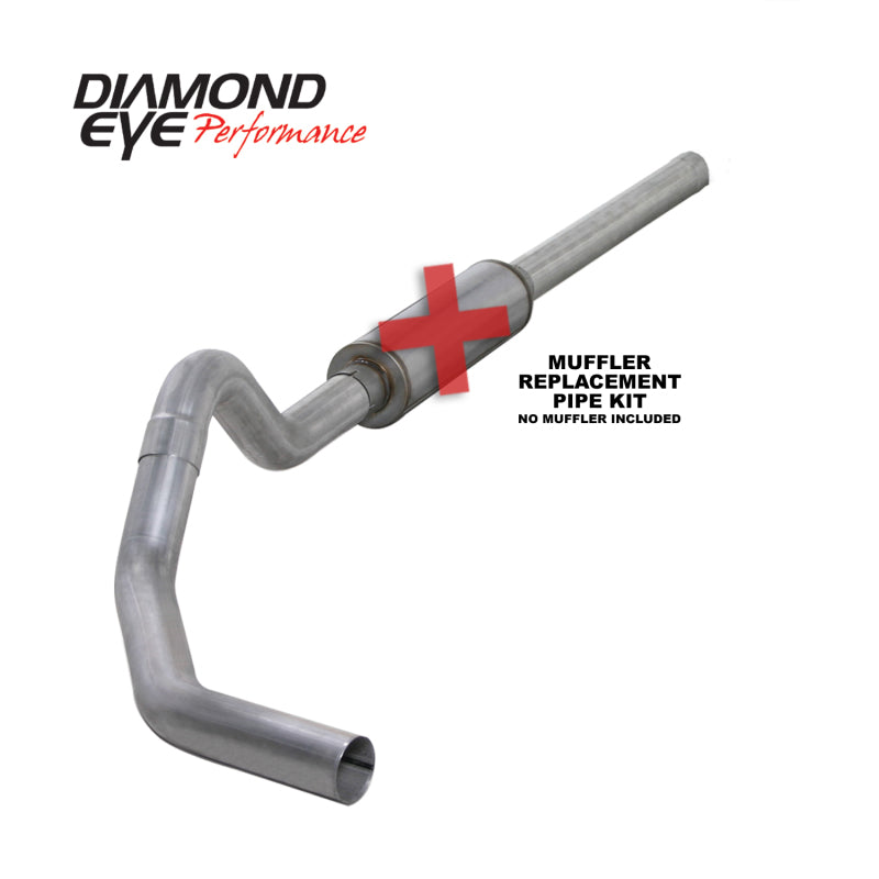 

Diamond Eye Performance  - DEPK4234A-RP - Diamond Eye KIT 4in Catback MFLR RPLCMENT PIPE Single AL: 2004.5-2007.5 DODGE CUMMINS 600 - Shipped in Europe - Tuningsupply.com
