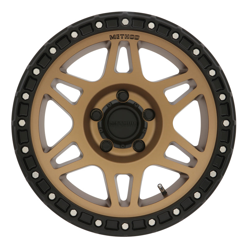 
  

Method Wheels MR31279050912N - MRWMR31279050912N - Method MR312 17x9 -12mm Offset 5x5 71.5mm CB Method Bronze/Black Street Loc Wheel - Shipped in Europe - Tuningsupply.com

