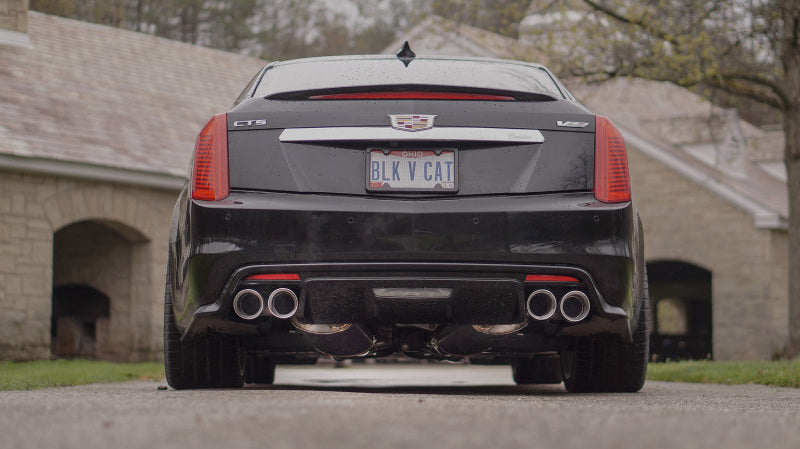 

Stainless Works CTSV16CB - SSWCTSV16CB - Stainless Works 2016-18 Cadillac CTS-V Sedan Catback System Resonated X-Pipe Dual-Mode Mufflers - Shipped in Europe - Tuningsupply.com
