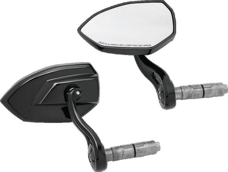 Kuryakyn Phantom Bar End Mirror Gloss Black-tuningsupply.com