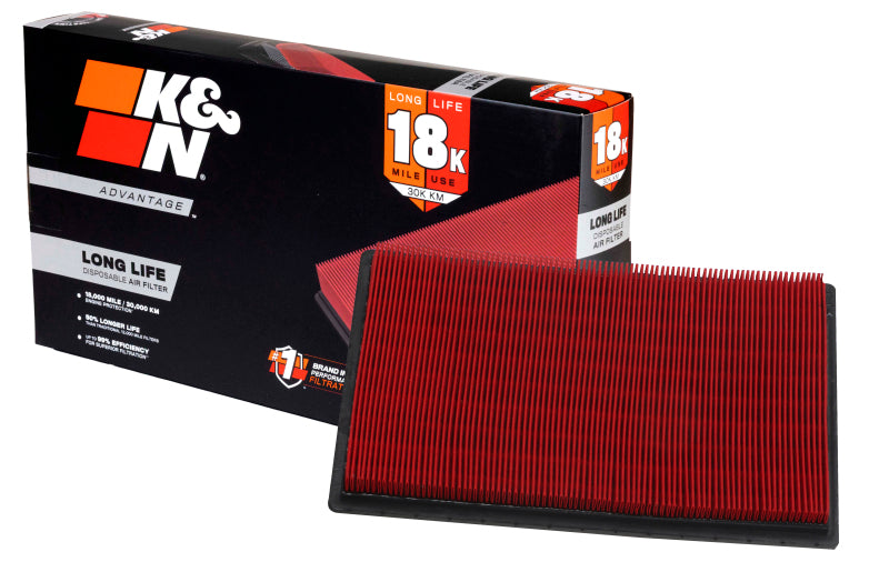 

K&N Engineering KNA-2031 - KNNKNA-2031 - K&N Nissan Pathfinder V6-3.5L F/I 00-20 Air Filter - Shipped in Europe - Tuningsupply.com
