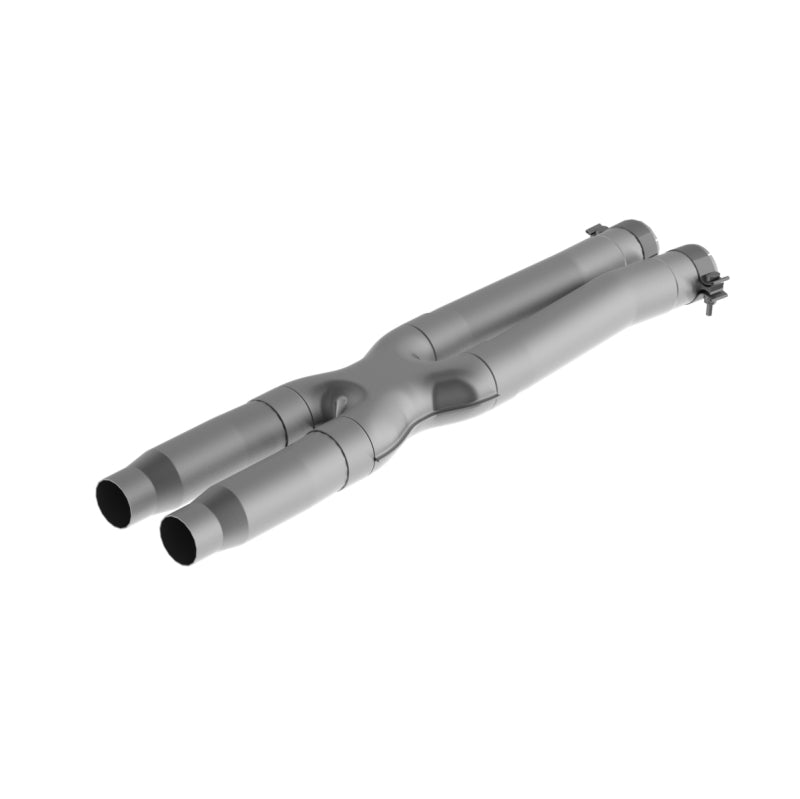 MBRP 16-19 Ford Mustang GT350 3in Resonator Delete X-Pipe - T409-tuningsupply.com