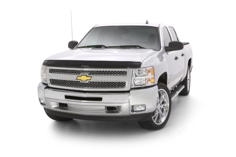 AVS 07-13 Chevy Silverado 1500 Bugflector Medium Profile Hood Shield - Smoke-tuningsupply.com