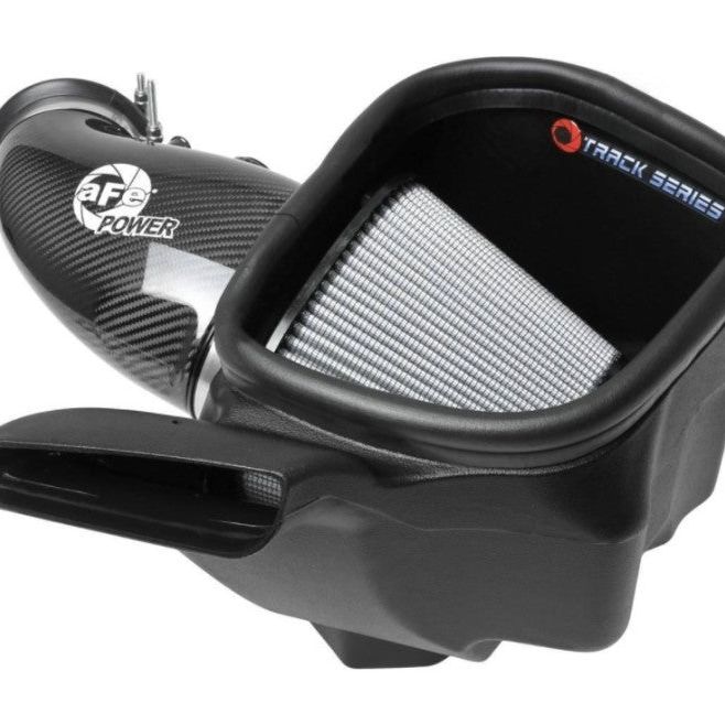 aFe 12-21 Jeep Grand Cherokee 6.4L Track Series Carbon Fiber Cold Air Intake w/Pro Dry S Filter-tuningsupply.com